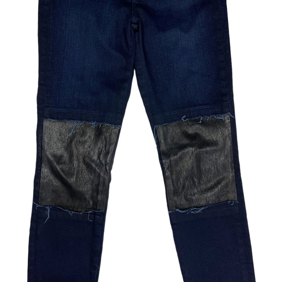 ⭐️🌴J Brand Lamb Leather Patch Jeans - Picture 9 of 12